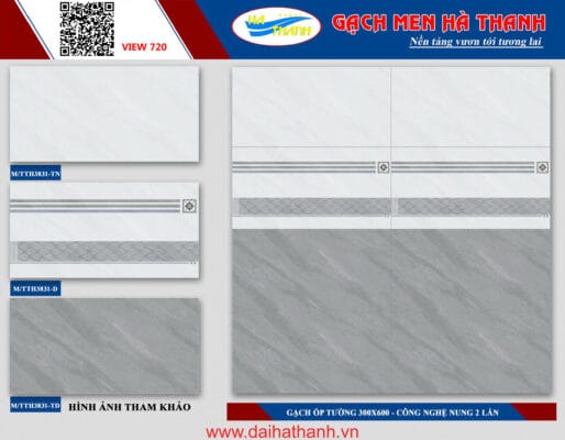 Gạch ốp tường matte TTH M-TTH3831