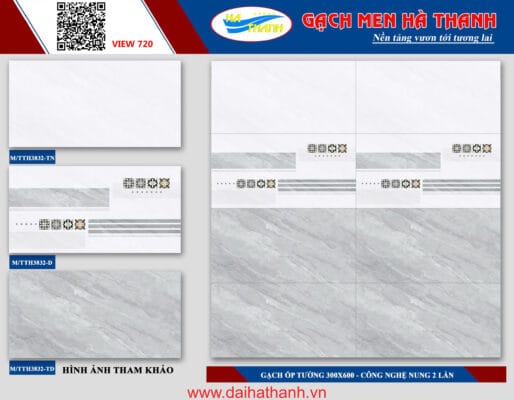Gạch ốp tường matte TTH M-TTH3832