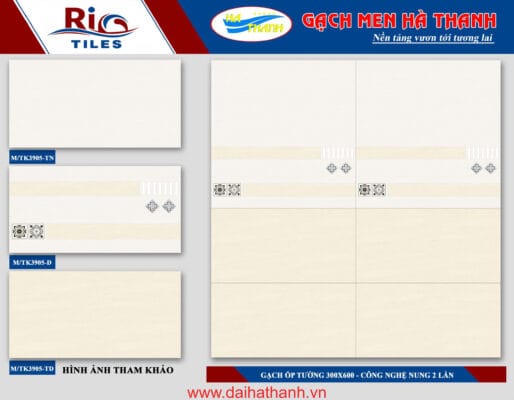 Gạch ốp tường matte TK M.TK3905