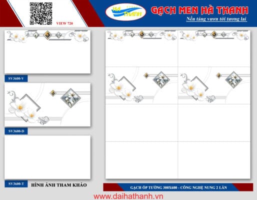 Gạch ốp tường NM Lotus SV3600