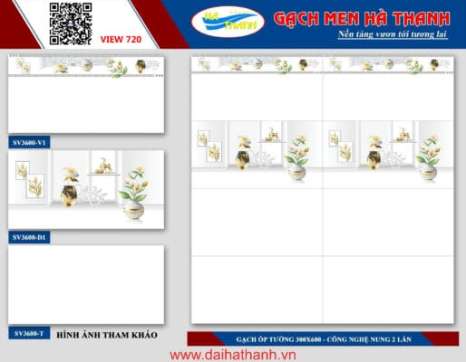 Gạch ốp tường NM Lotus SV3600V1