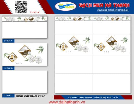 Gạch ốp tường NM Lotus SV3601