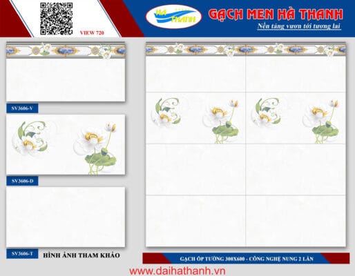 Gạch ốp tường NM Lotus SV3606