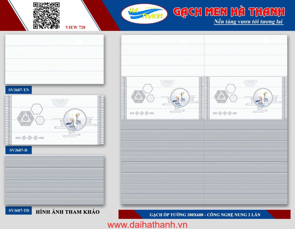 Gạch ốp tường MN Lotus SV3607