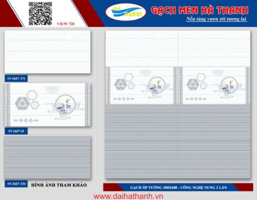 Gạch ốp tường NM Lotus SV3607