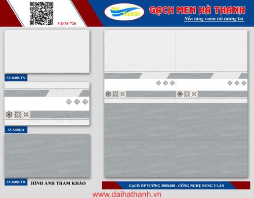 Gạch ốp tường NM Lotus SV3608