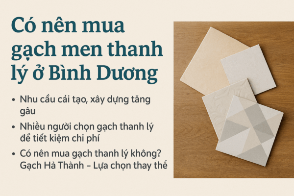 Có nên mua gạch men thanh lý