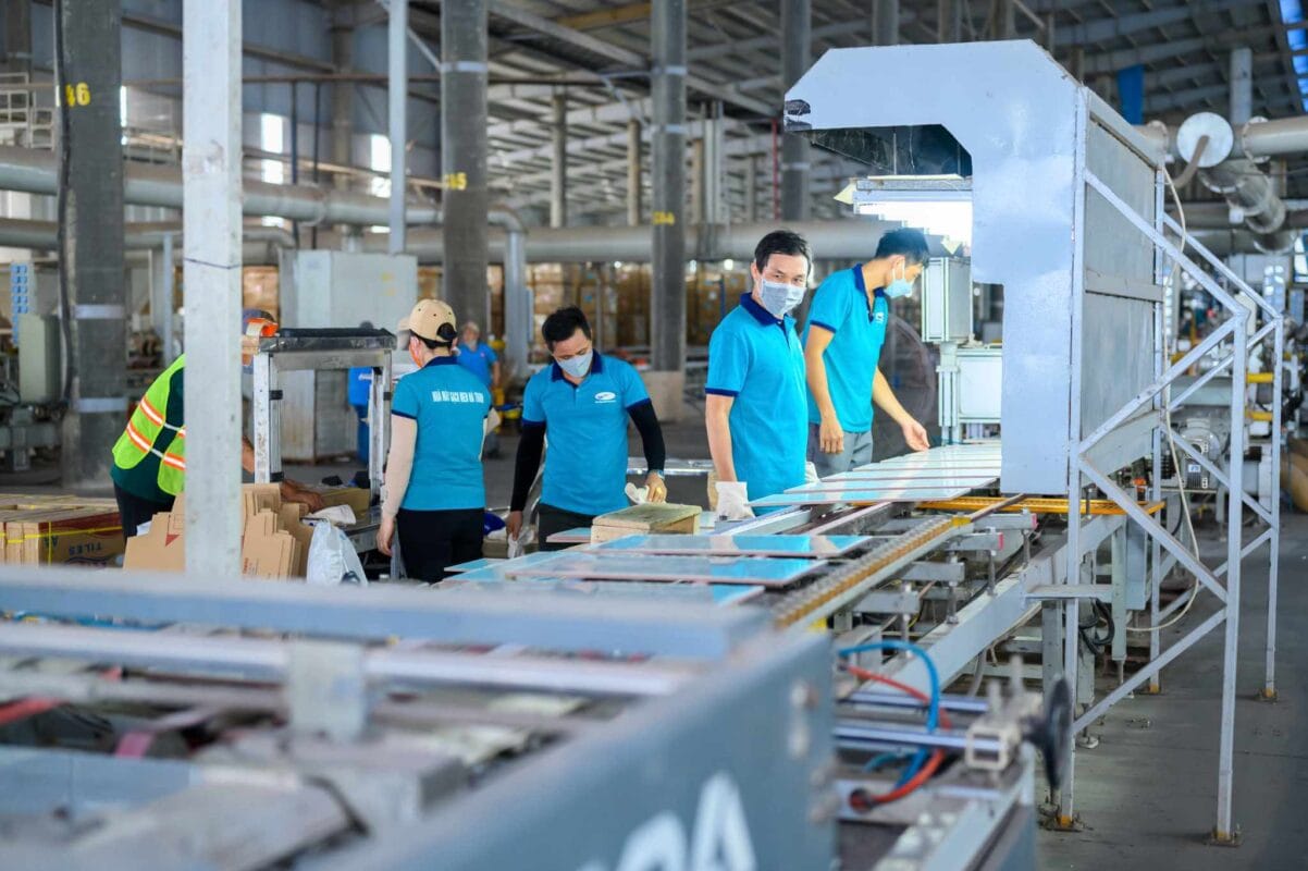 Công nghệ sản xuất gạch men hiện đại