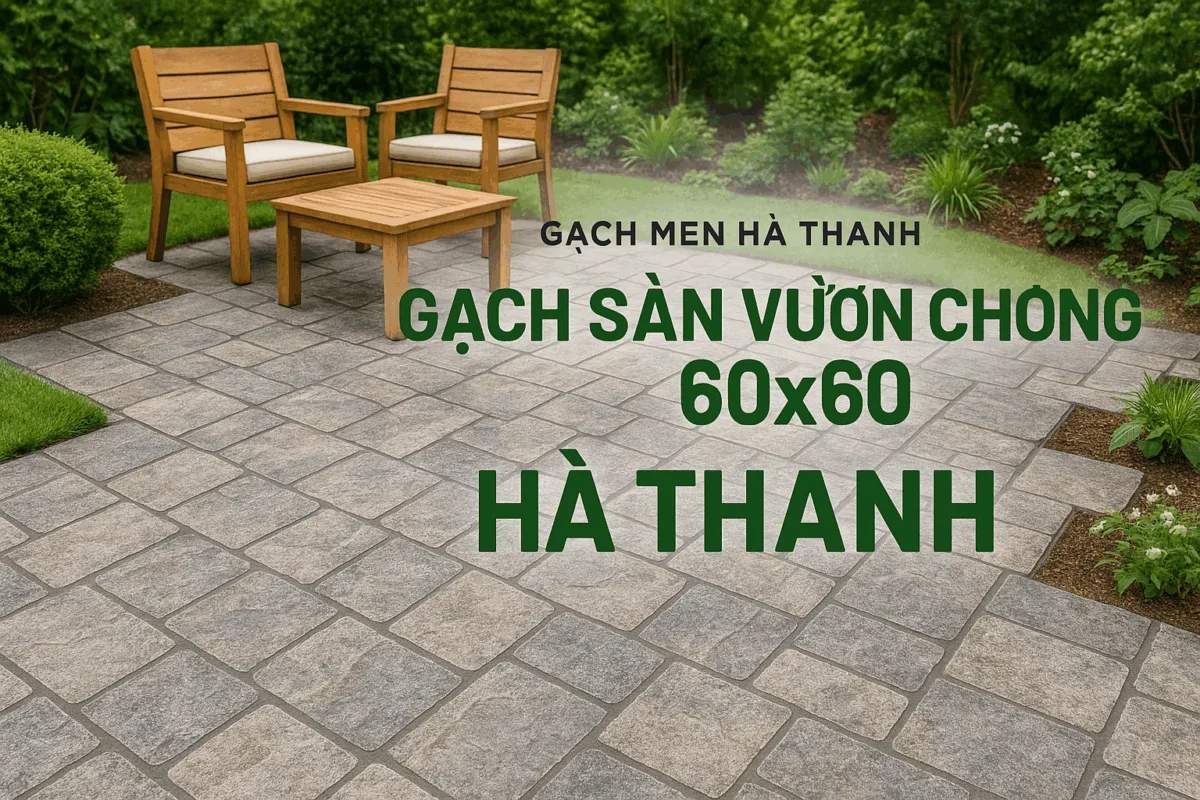 Gạch sân vườn chống trơn 60x60