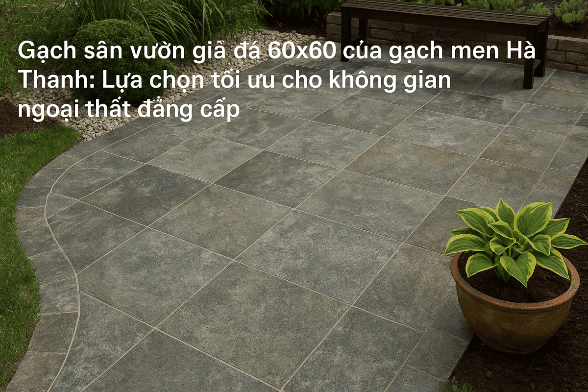Gạch sân vườn giả đá 60x60