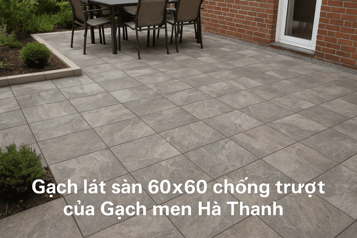 Gạch lát sân 60x60 chống trượt