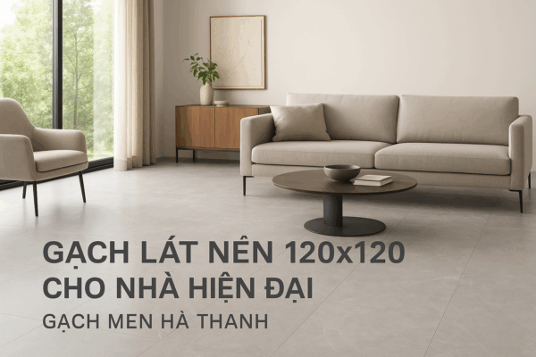 Gạch lát nền 120x120 cho nhà hiện đại