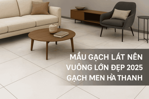 MẪU GẠCH LÁT NỀN VUÔNG LỚN ĐẸP 2025