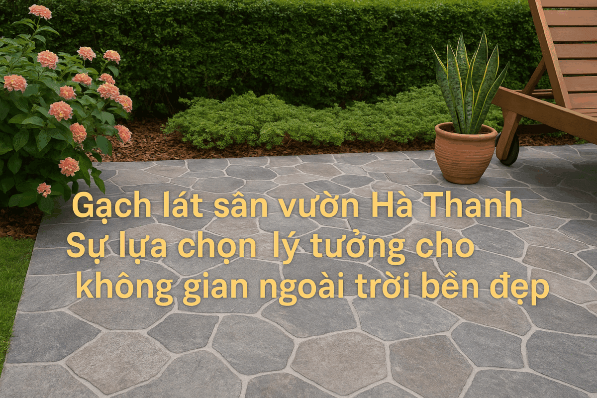 Gạch lát sân vườn 
