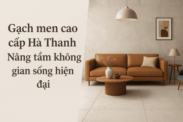 Gạch lát nền phòng khách sang trọng